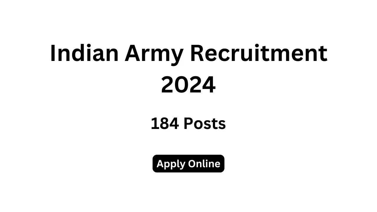 Indian Army Recruitment 2024